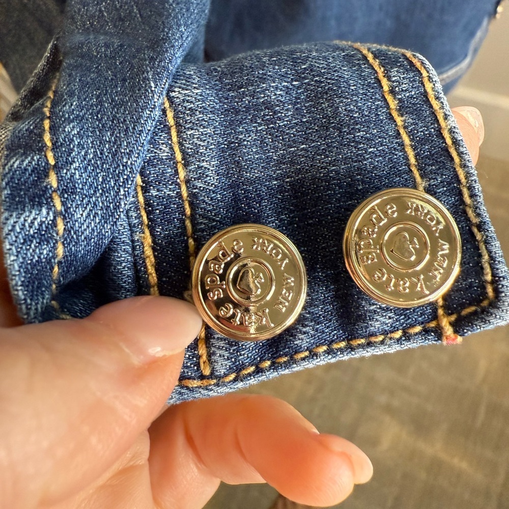 kate spade Medium Blue Denim Jacket - Picture 5 of 7